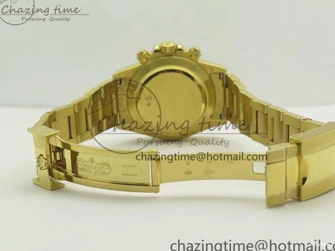 MiroTime 0307 Daytona 116589RBOW YG Rainbow Crystal BLF Best Edition Black Dial on YG Bracelet A ZeroBulk 3352